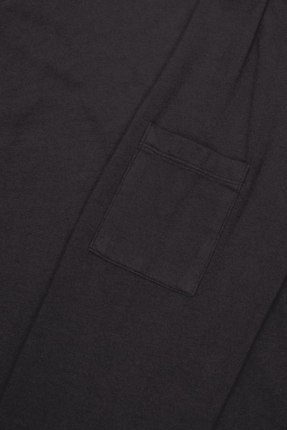 BLACK "OVERSEAS" LONG SLEEVE - YUXUS