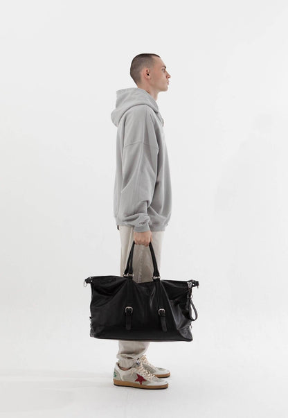 BLACK "OVERSEAS" BAG - YUXUS