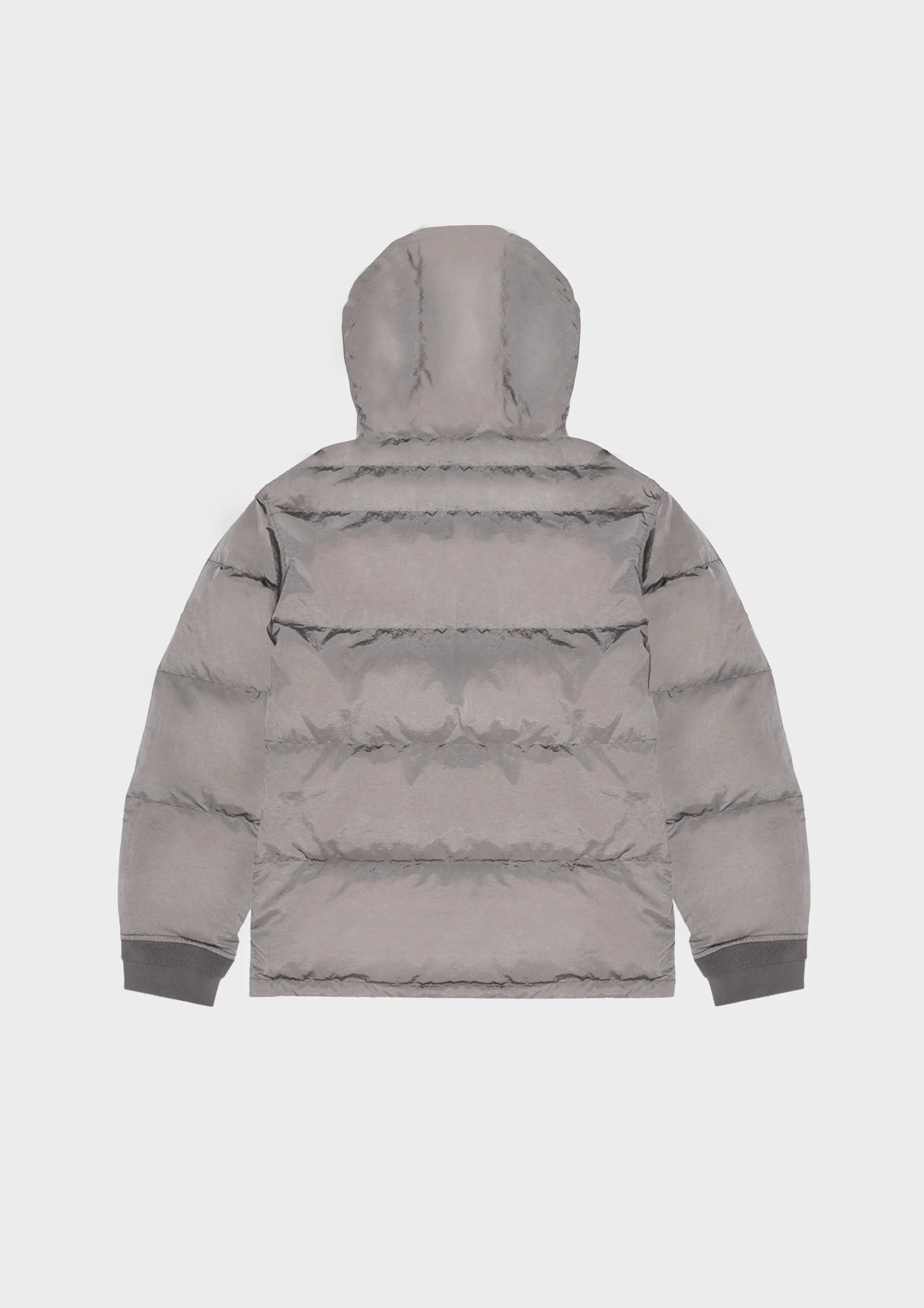 GREY "CLUB" FEATHER COAT