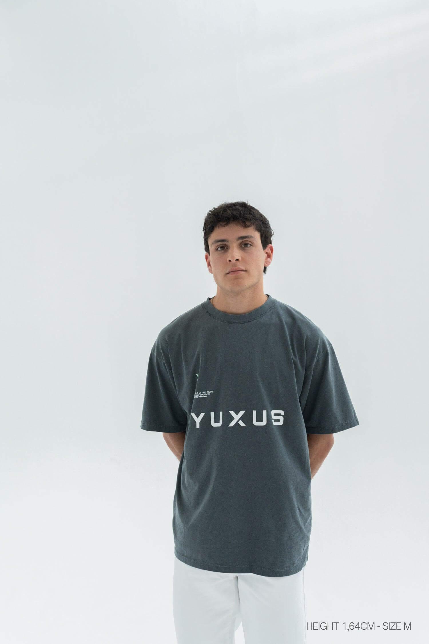 GRAPHITE "BELGRAVE" TEE - YUXUS