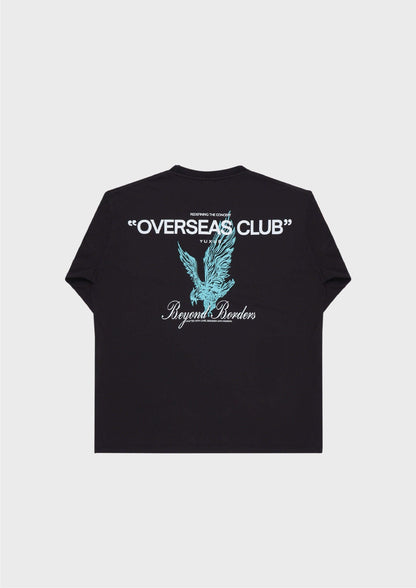 BLACK "OVERSEAS" LONG SLEEVE - YUXUS