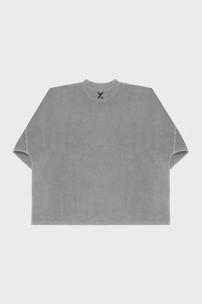 SILVER "CRONOS" REVERSE CREWNECK