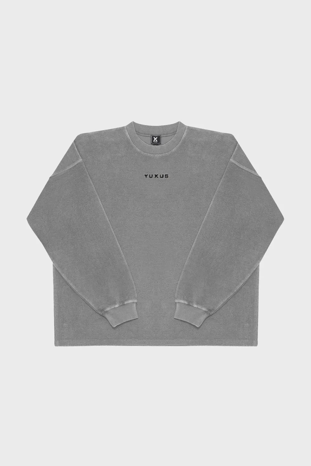 SILVER "CRONOS" REVERSE CREWNECK