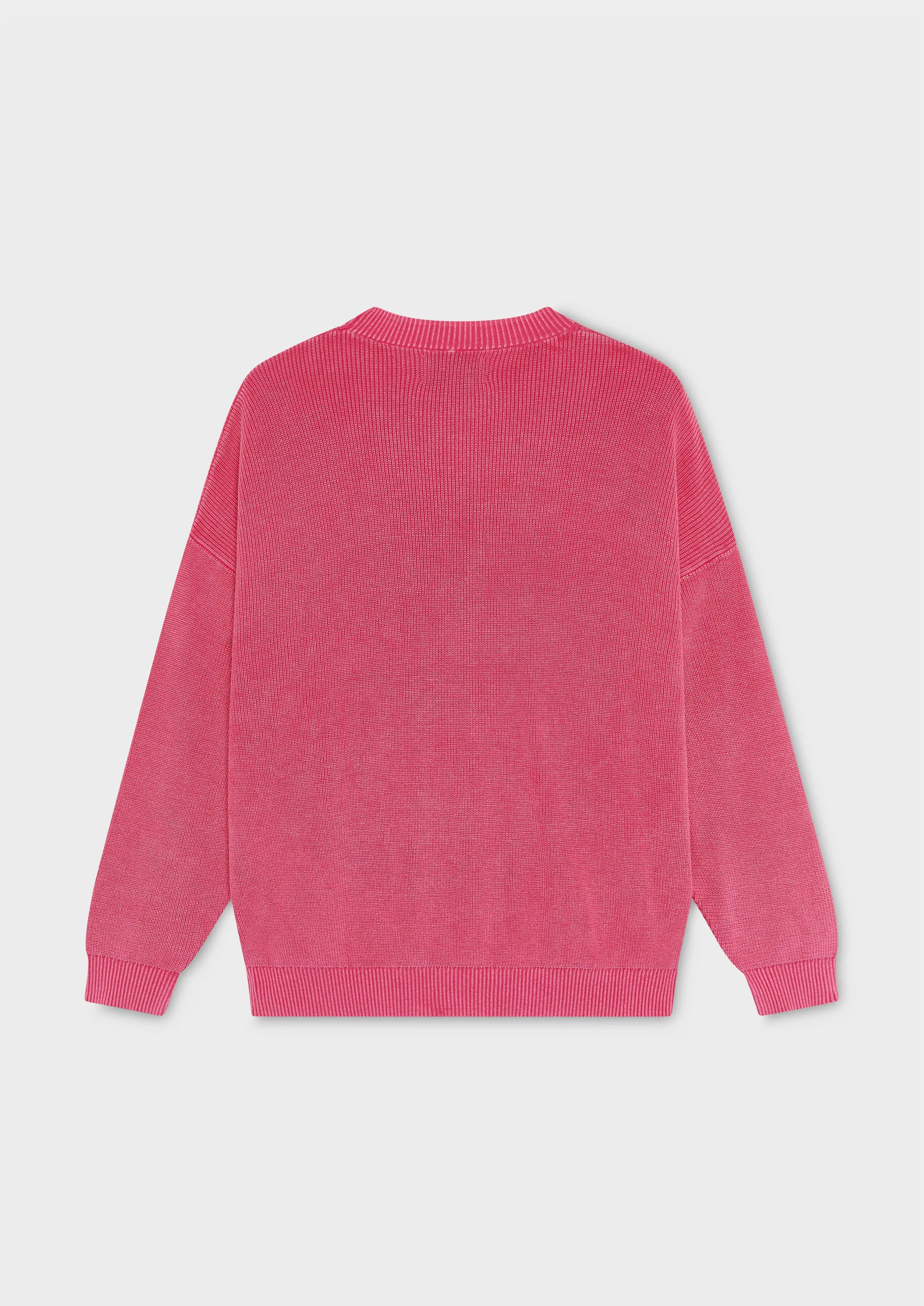 CERISE "VOYAGER" KNIT SWEATER