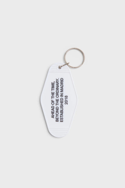 WHITE "VOYAGER" KEY RING