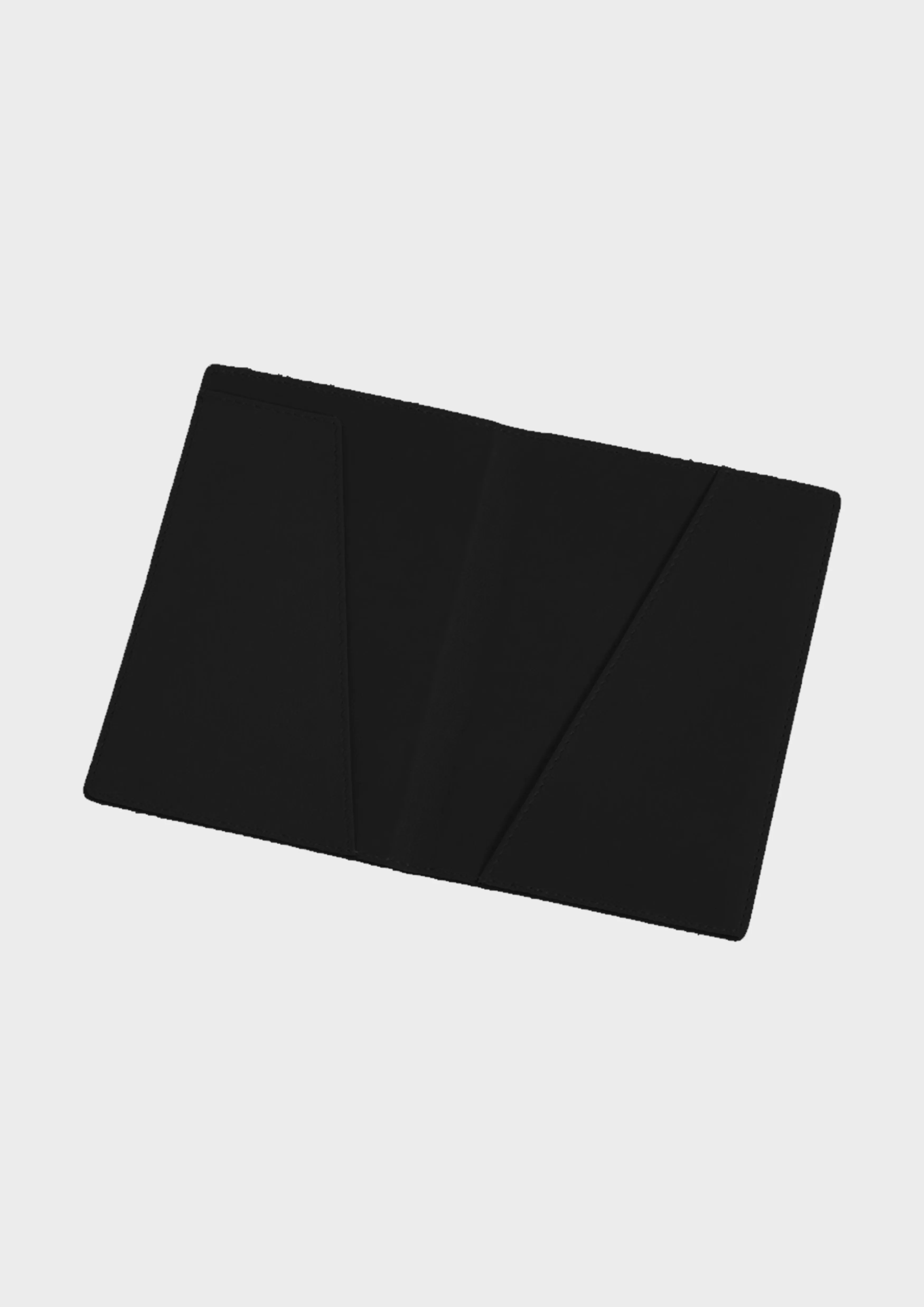 BLACK "VOYAGER" PASSPORT CASE