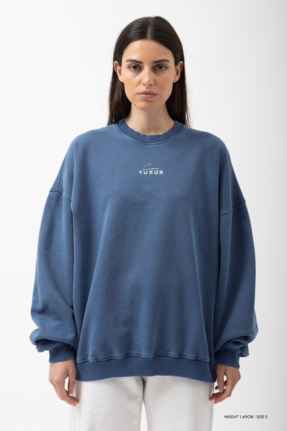 NAUTICAL "AZURE" CREWNECK