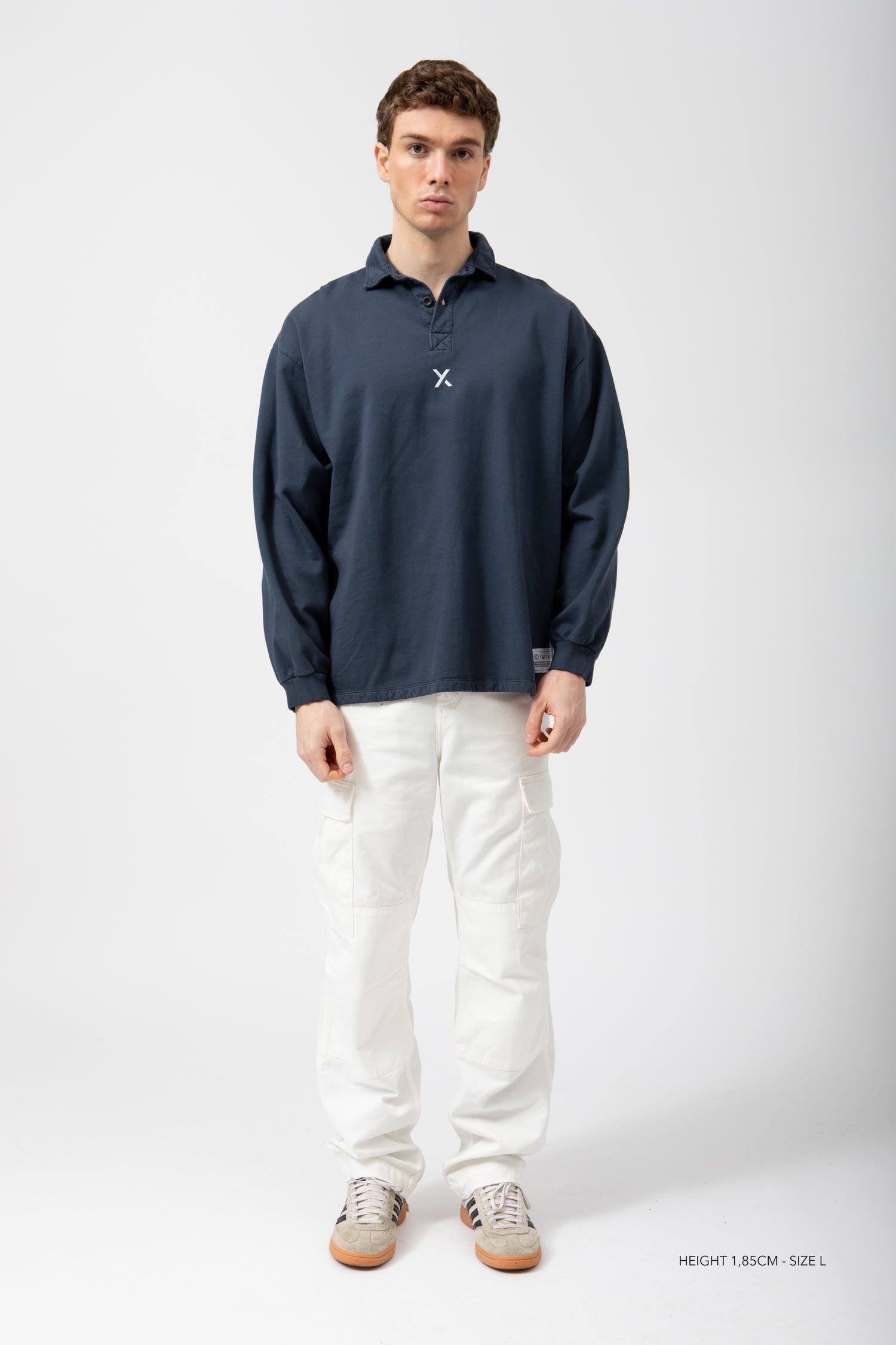 NAVY "ICONS" POLO