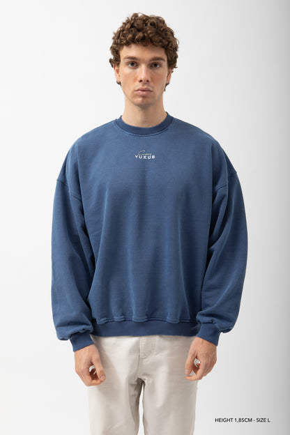 NAUTICAL "AZURE" CREWNECK