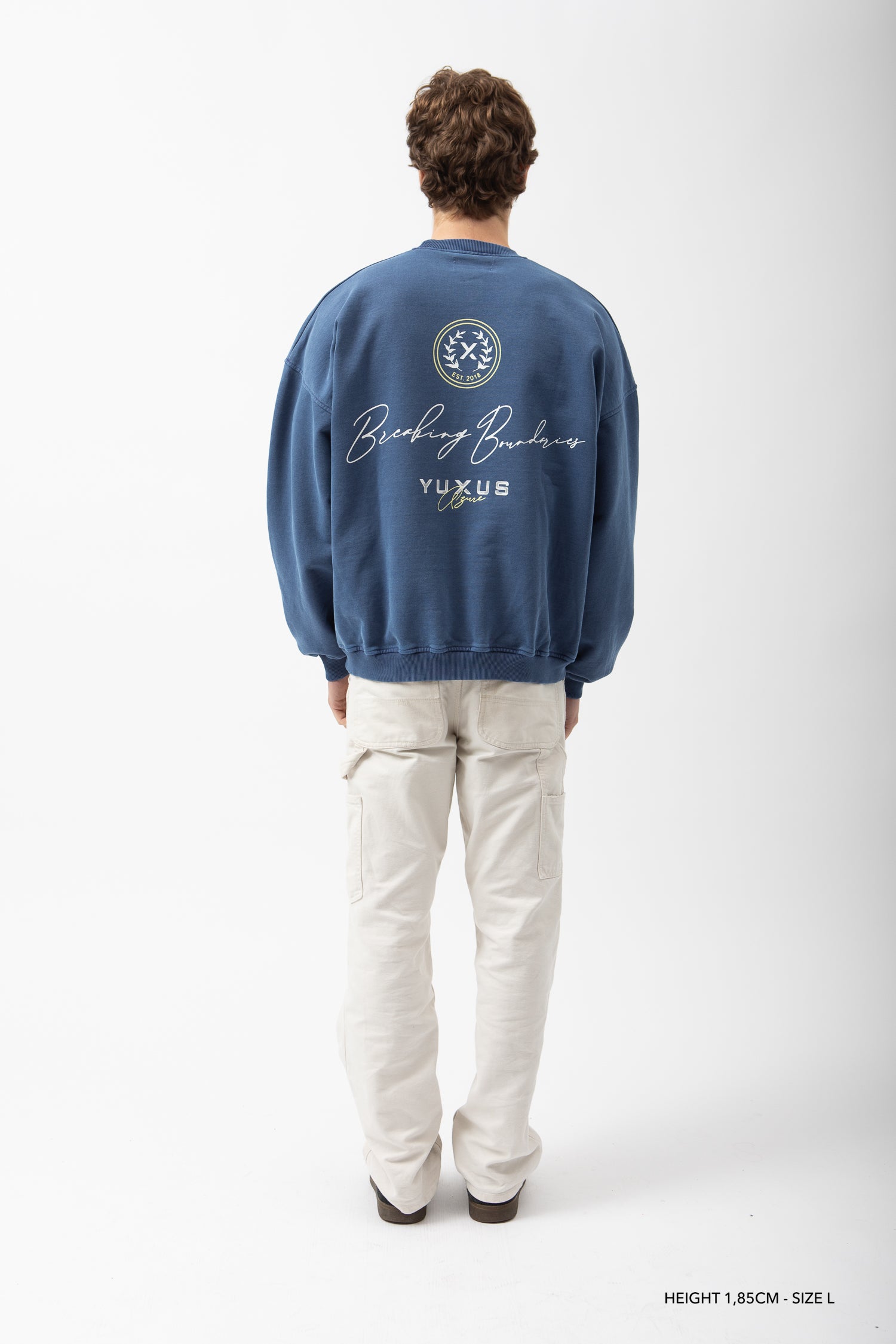 NAUTICAL "AZURE" CREWNECK