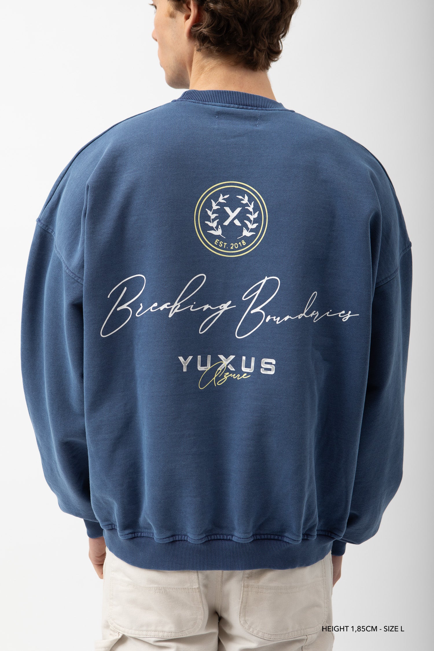 NAUTICAL "AZURE" CREWNECK