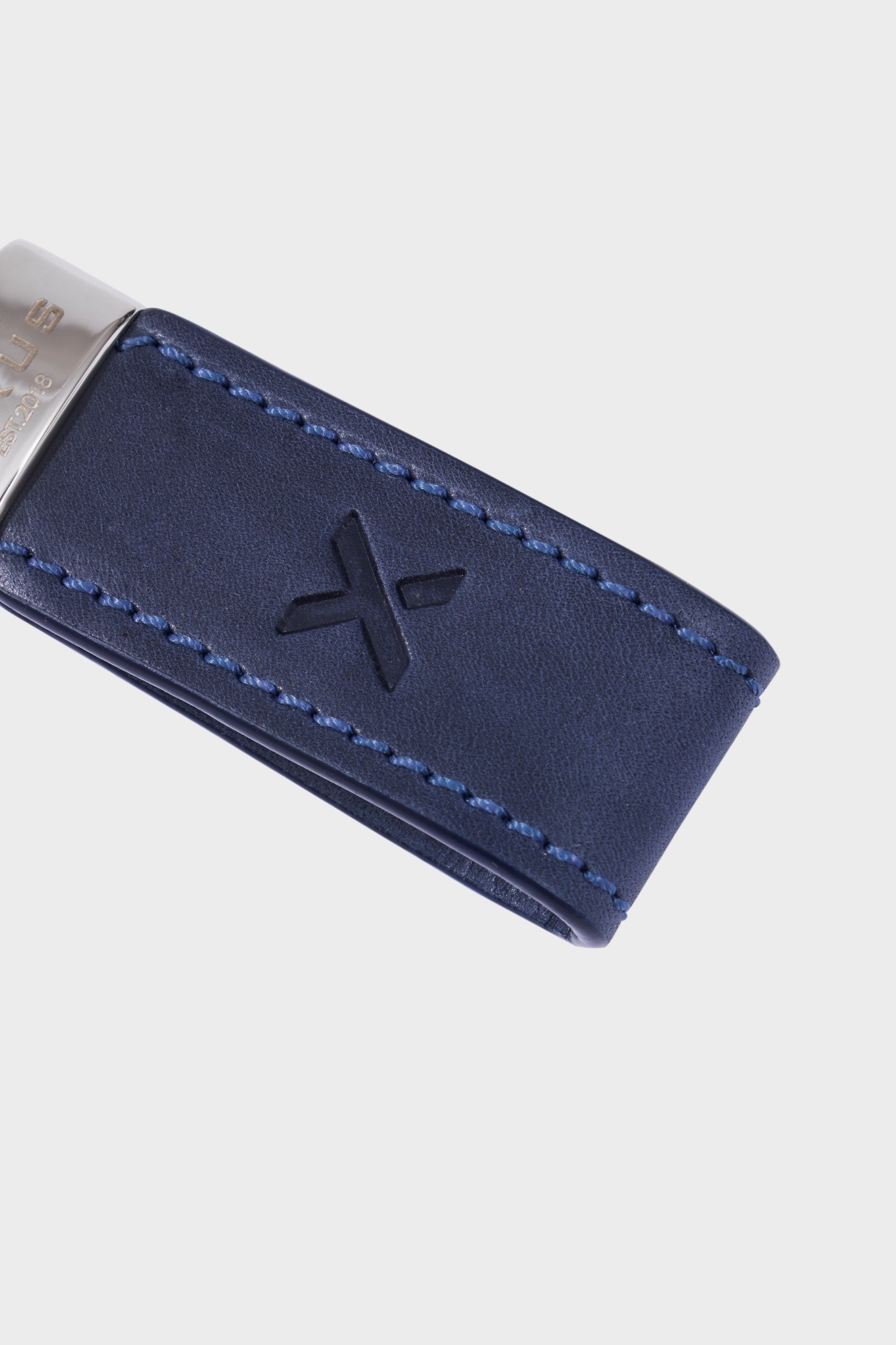 BLUE "CRONOS" KEY RING