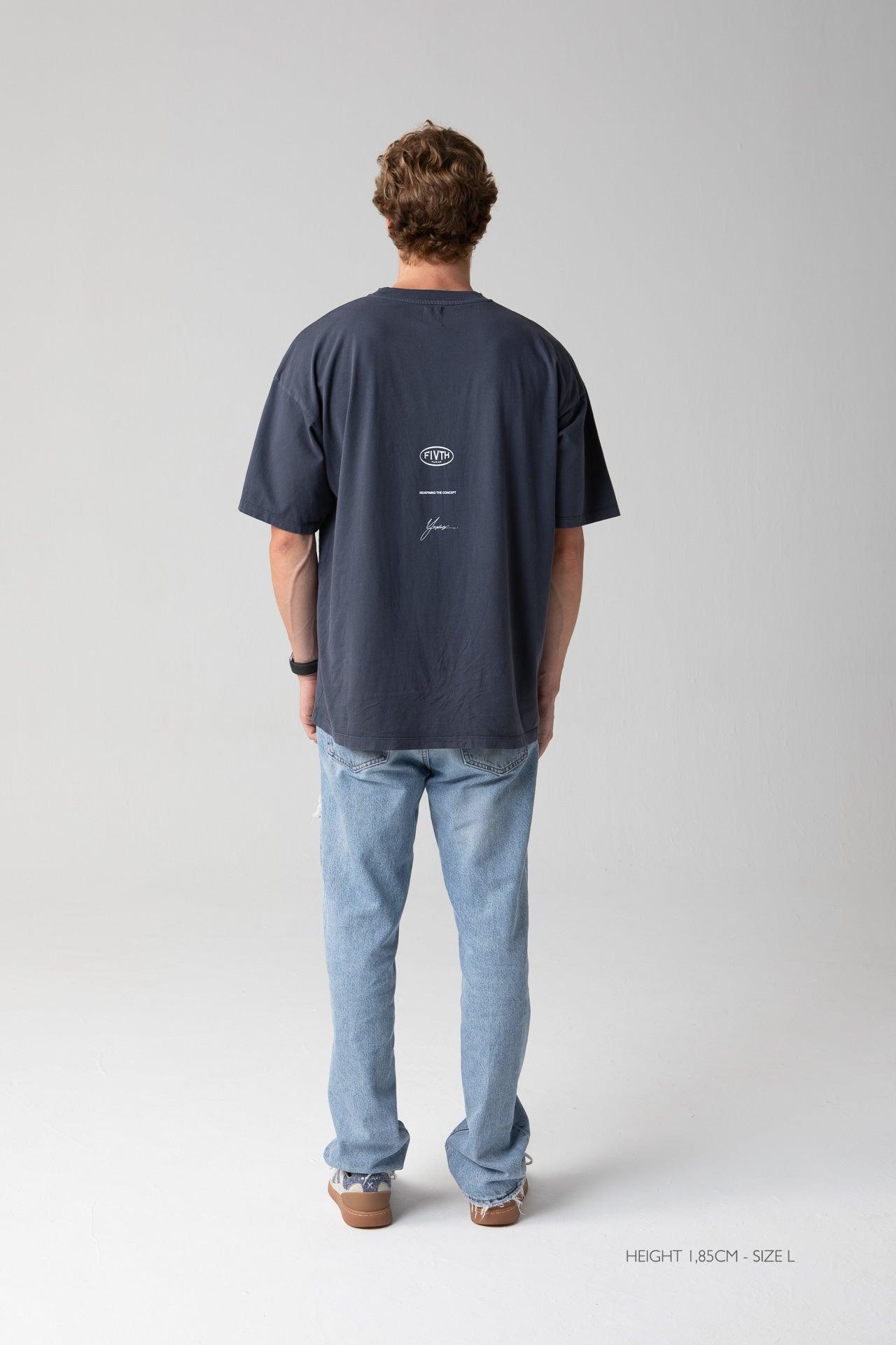 INDIGO "FIVTH" TEE - YUXUS